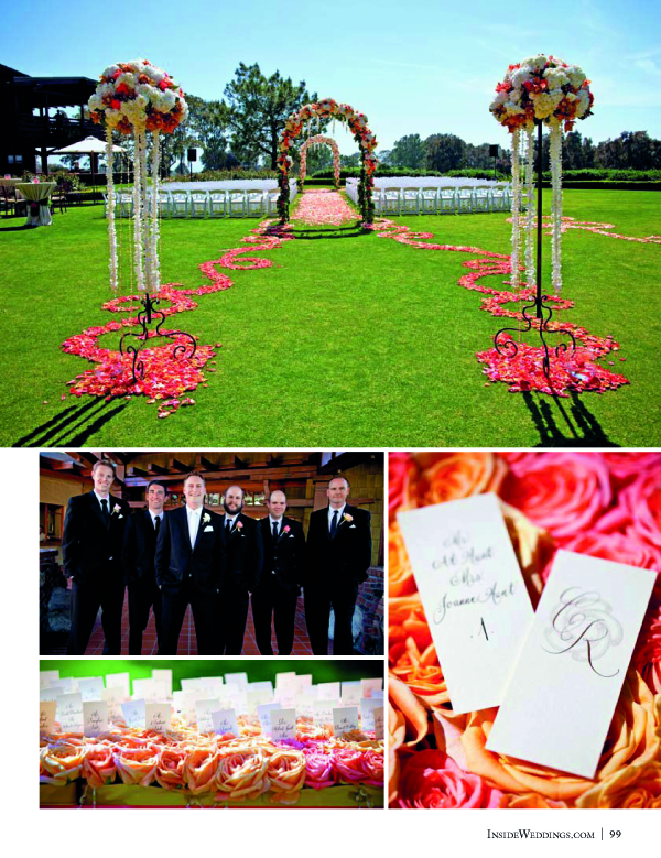  Summer wedding ceremony wedding arch fun wedding colors petal patterns 